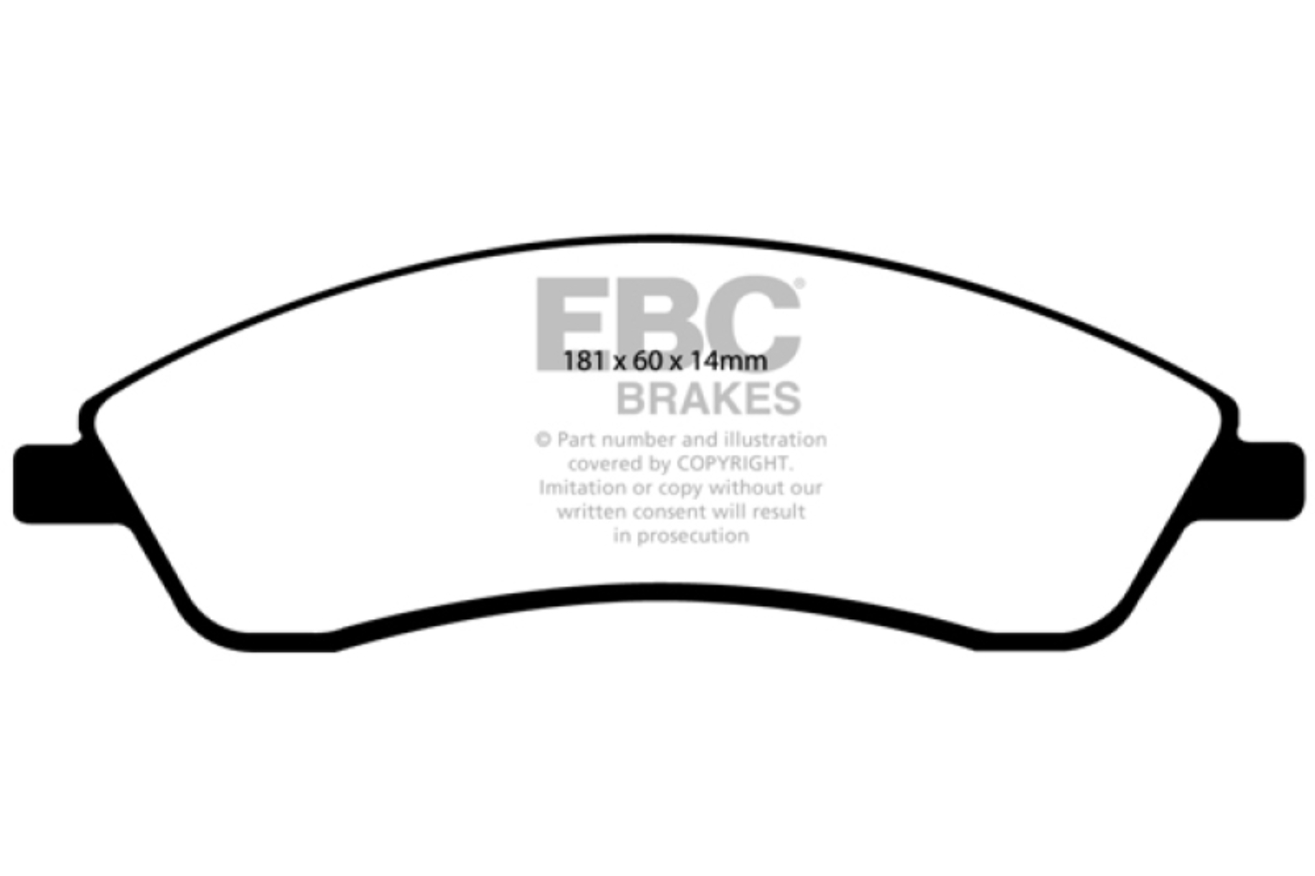 Picture of EBC Redstuff Brake Pad Sets - DP31692C