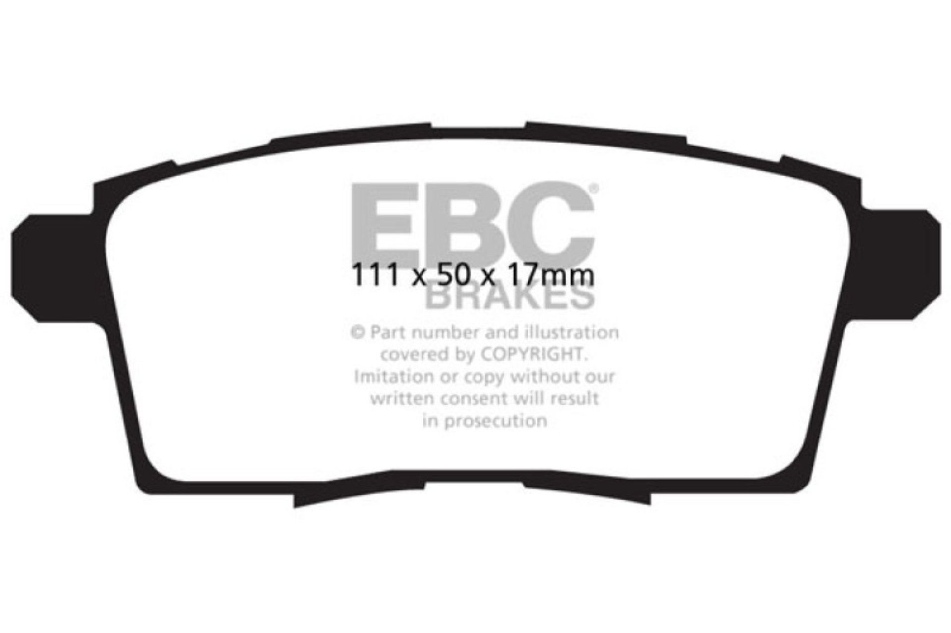 Picture of EBC Greenstuff Brake Pad Sets - DP21795