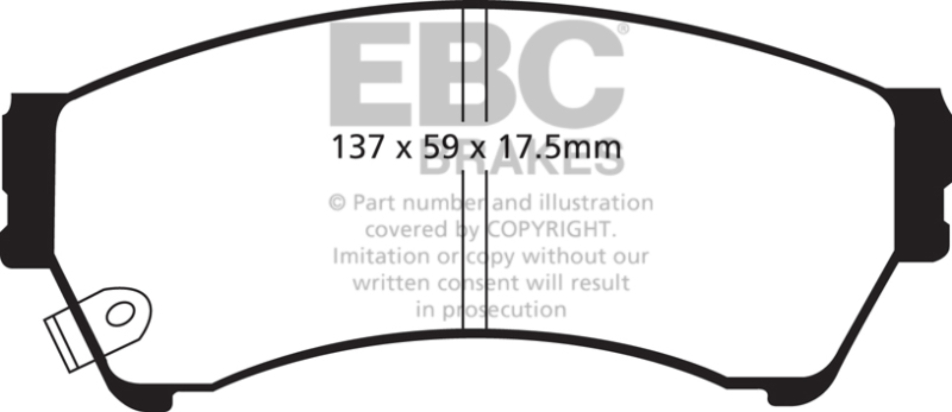 Picture of EBC Greenstuff Brake Pad Sets - DP21765