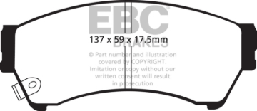 Picture of EBC Greenstuff Brake Pad Sets - DP21765