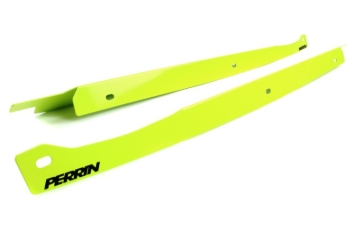 Picture of PERRIN 08-14 Subaru WRX/STI / 08-11 Impreza Fender Shroud Set - Neon Yellow