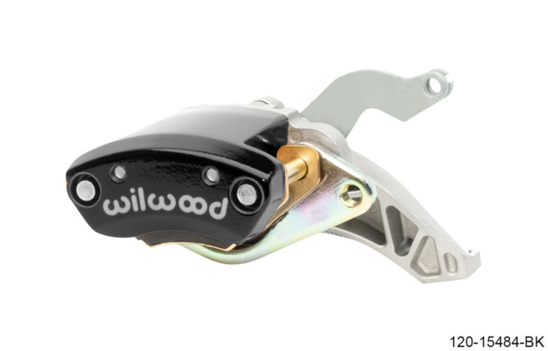 Picture of Wilwood Caliper - MC4 Mechanical Right Hand - Black 1.19in Piston 1.10in Rotor - Black