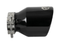 Picture of aFe MACH Force-Xp 409 SS Clamp-On Exhaust Tip 2.5in. Inlet / 4in. Outlet / 6in. L - Black