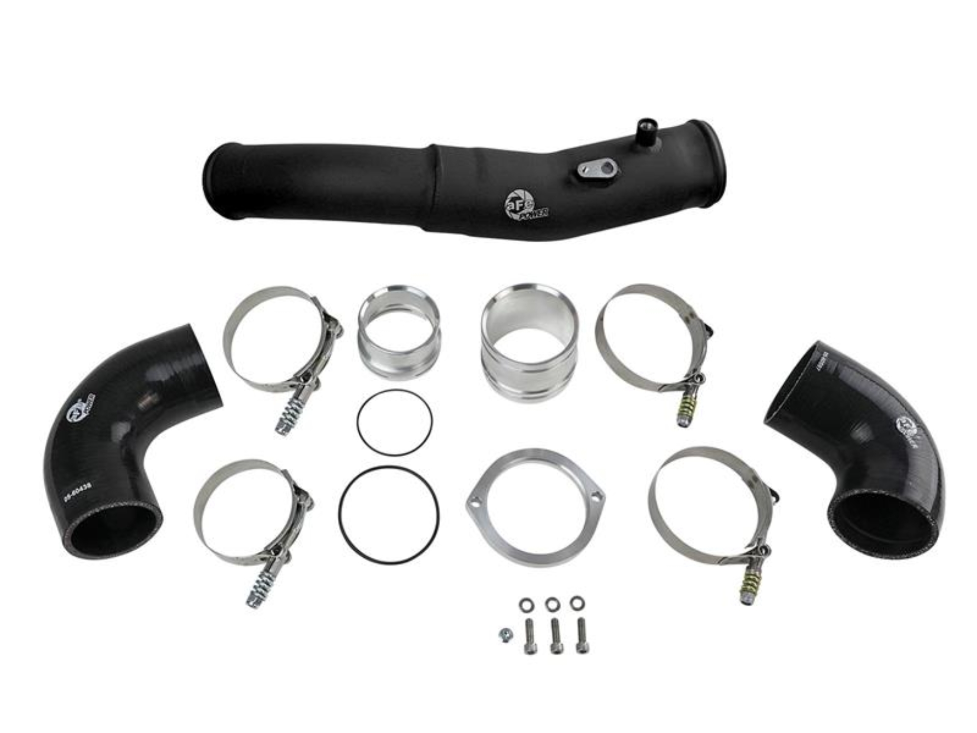 Picture of aFe 2020 Toyota Supra 3.0L 3in Black Intercooler Tube - Hot