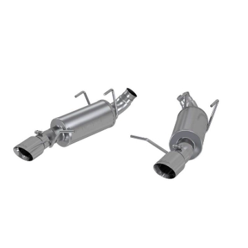 Picture of MBRP 11-14 Ford Mustang V6 3in. Dual Muffler Axle Back Split Rear Exhaust System AL