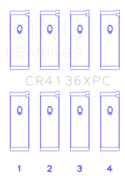 Picture of King Engine Bearings Nissan SR20DE 16V Connecting Rod Bearing Set