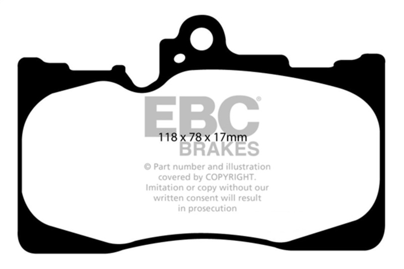 Picture of EBC Yellowstuff Brake Pad Sets - DP41589R