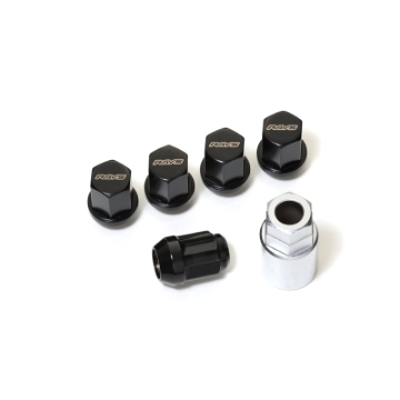 Picture of Rays 19 Hex Lock & Lug Nut Set M14 x 1.5 - Black