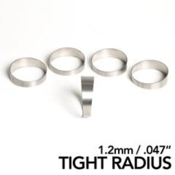 Picture of Ticon Industries 3.5in 45 Degree 1D CLR 1mm/.039in Wall Titanium Pie Cuts - 5pk