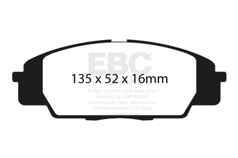 Picture of EBC Greenstuff Brake Pad Sets - DP21254