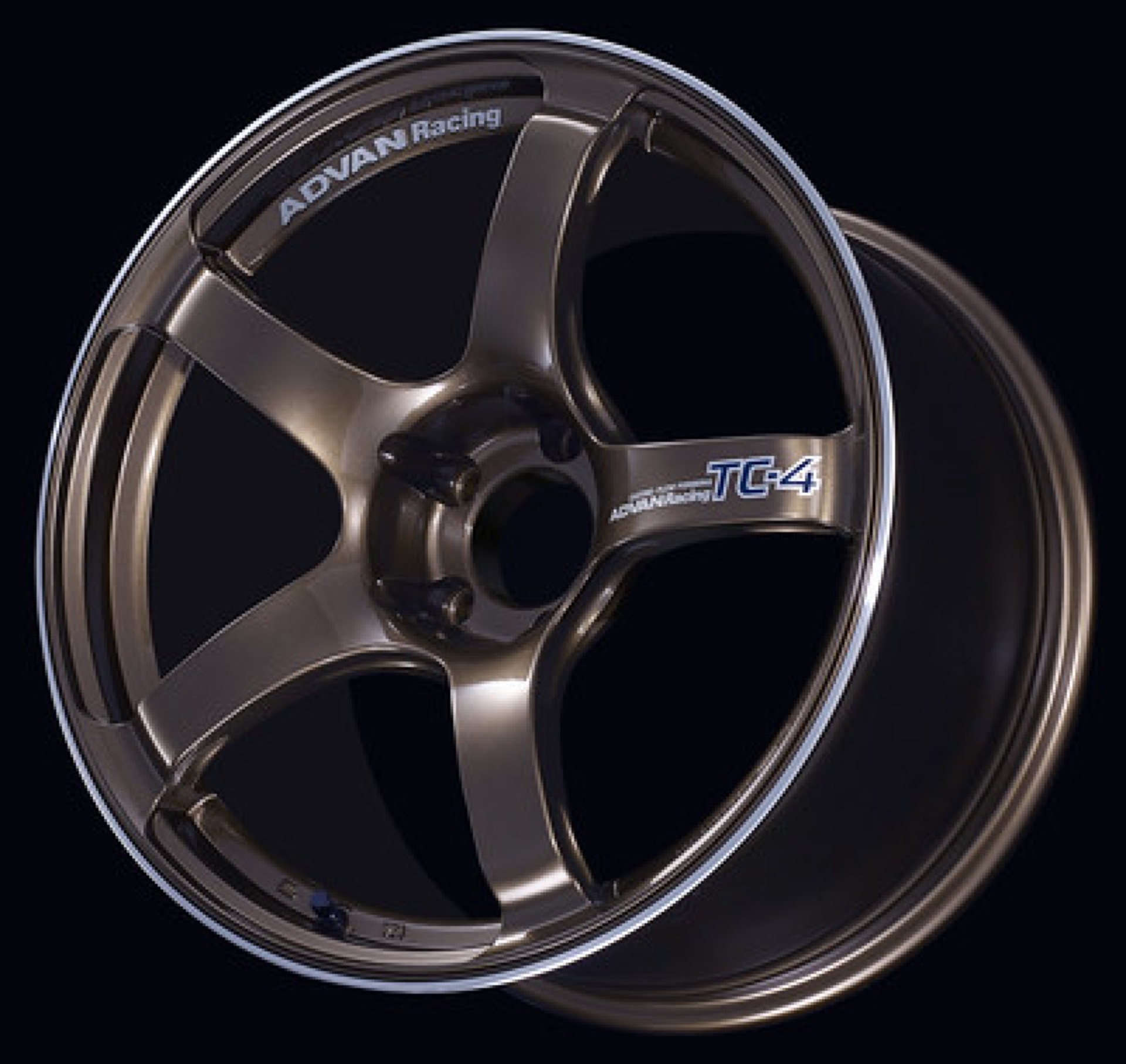 Picture of Advan TC4 17x9 +63 5x114.3 Racing Umber Bronze and Ring Wheel