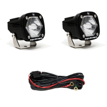 Picture of Baja Designs S1 Spot LED Light w/ Mounting Bracket Pair