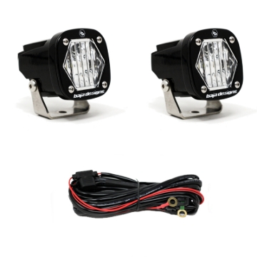 Picture of Baja Designs S1 Wide Cornering LED Light w/ Mounting Bracket Pair