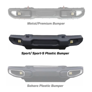 Picture of Baja Designs 2018 Wrangler JL Squadron Pro Series Fog Pocket Kit