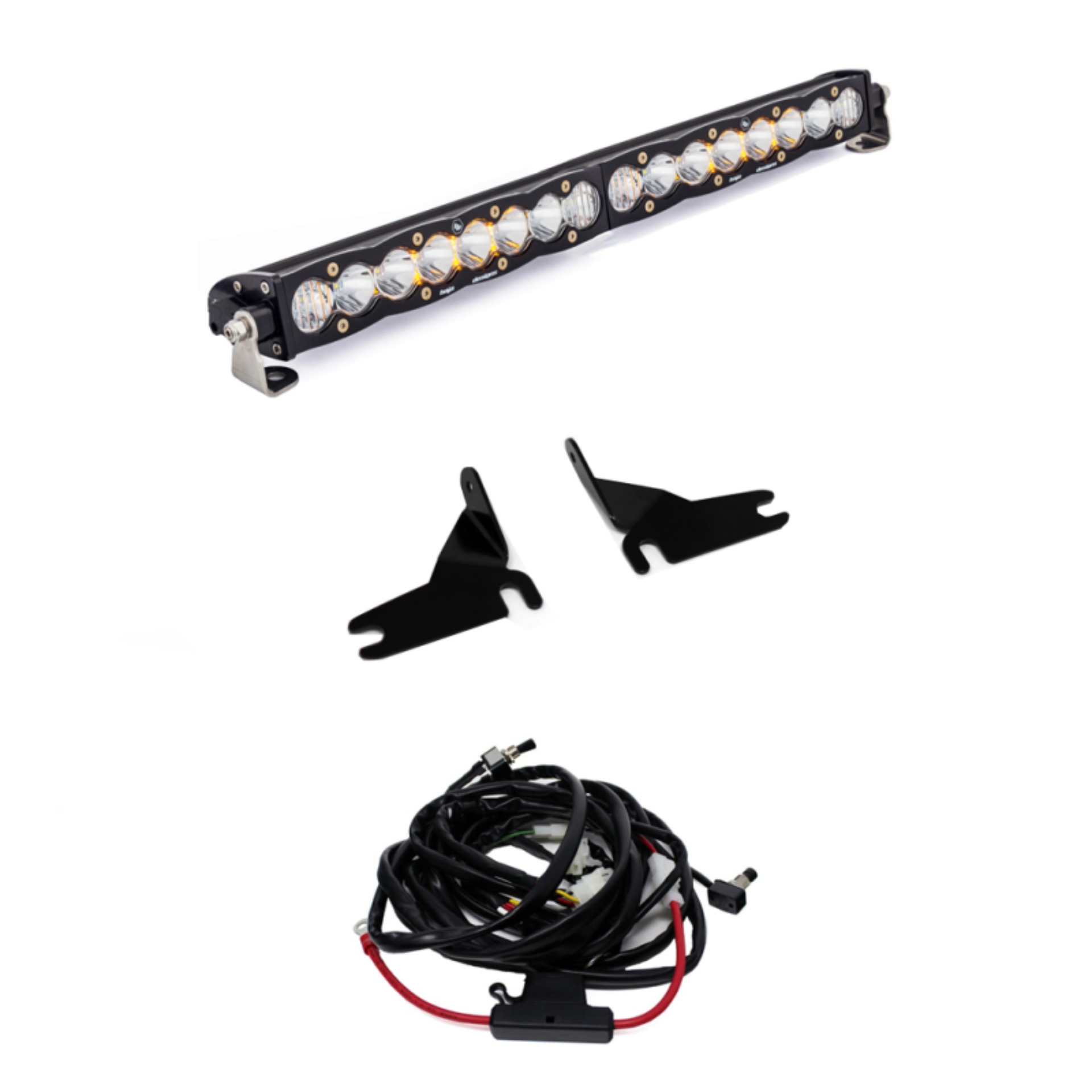 Picture of Baja Designs 2019 Chevy Silverado 1500 S8 w/ 20in S8 Grille Mount Kit