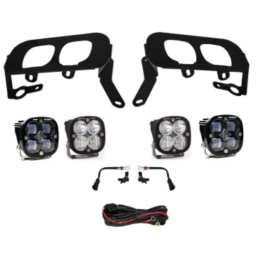 Picture of Baja Designs 14-15 Silverado 1500 White Fog Pocket Kit - Amber