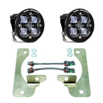 Picture of Baja Designs 18+ Wrangler JL Rubicon Squadron-R Fog Light & Fog Pocket Kit