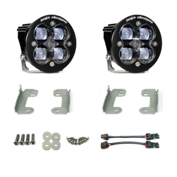 Picture of Baja Designs Wrangler JK Rubicon Squadron-R Fog Light & Fog Pocket Kit