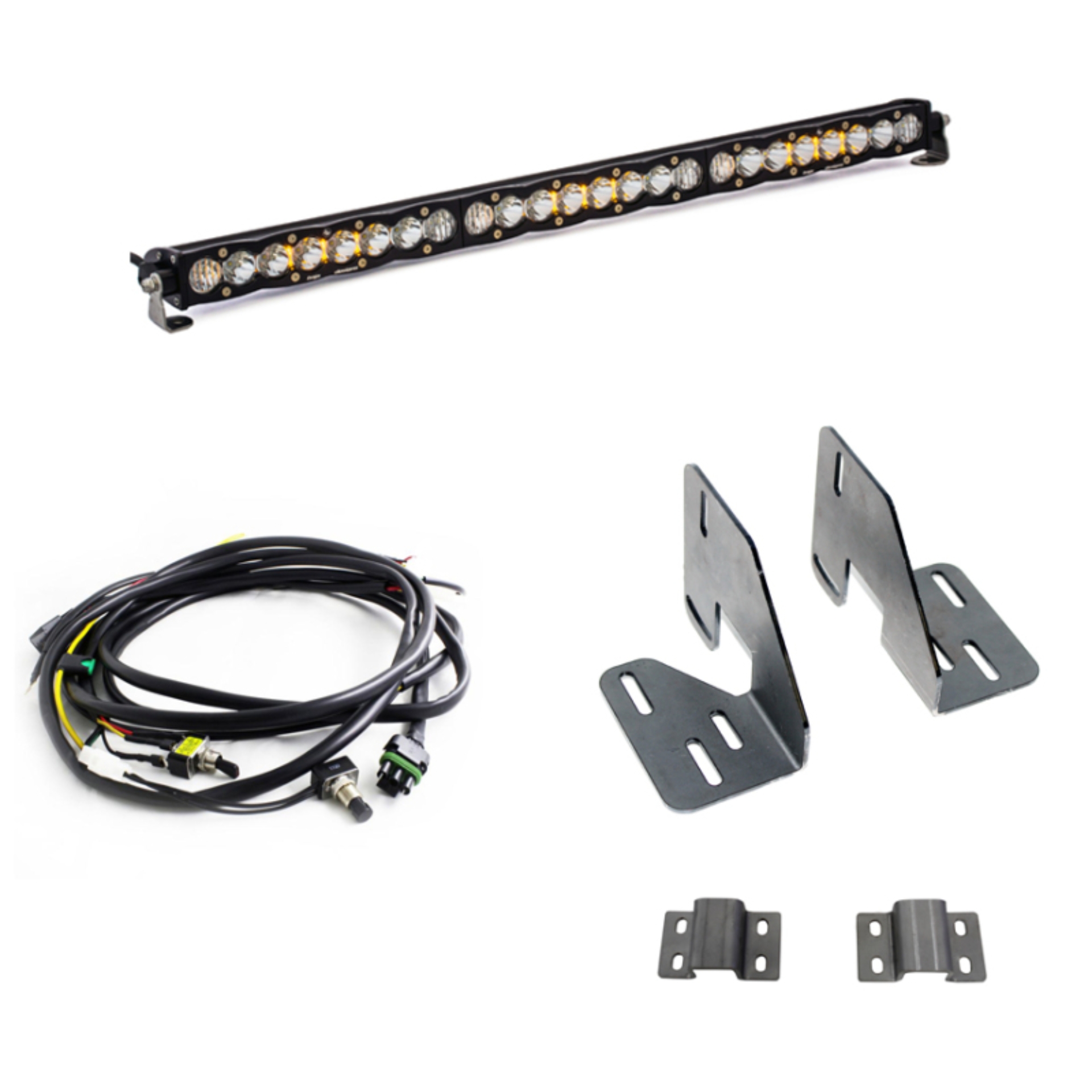 Picture of Baja Designs 18-19 GMC 2500/3500 HD S8 30in Light Bar Kit