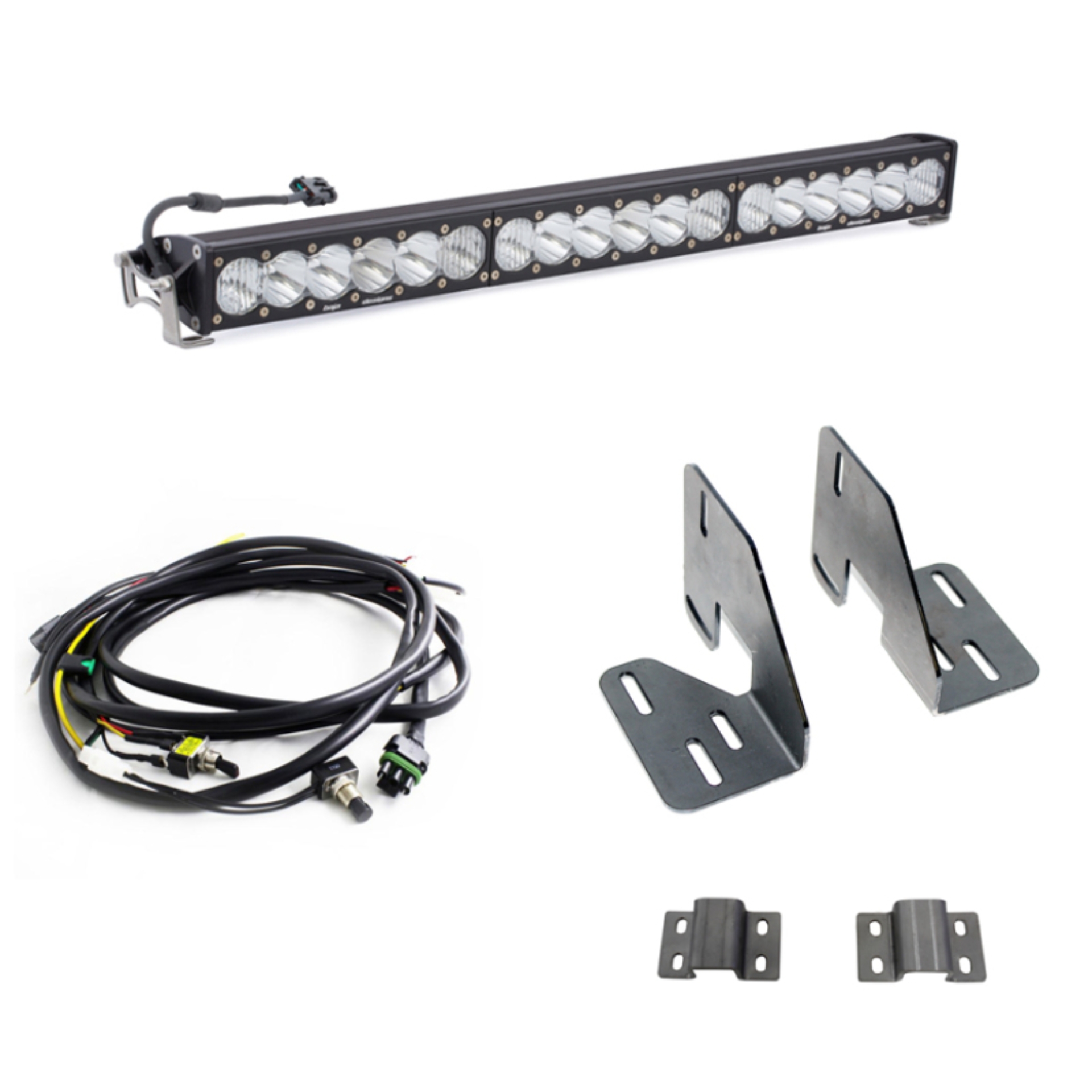 Picture of Baja Designs 18-19 GMC 2500/3500 HD OnX6+ 30in Light Bar Kit