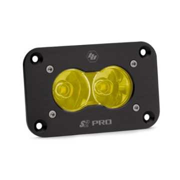 Picture of Baja Designs S2 Pro Flush Mount Work/Scene Pattern LED Work Light - Amber