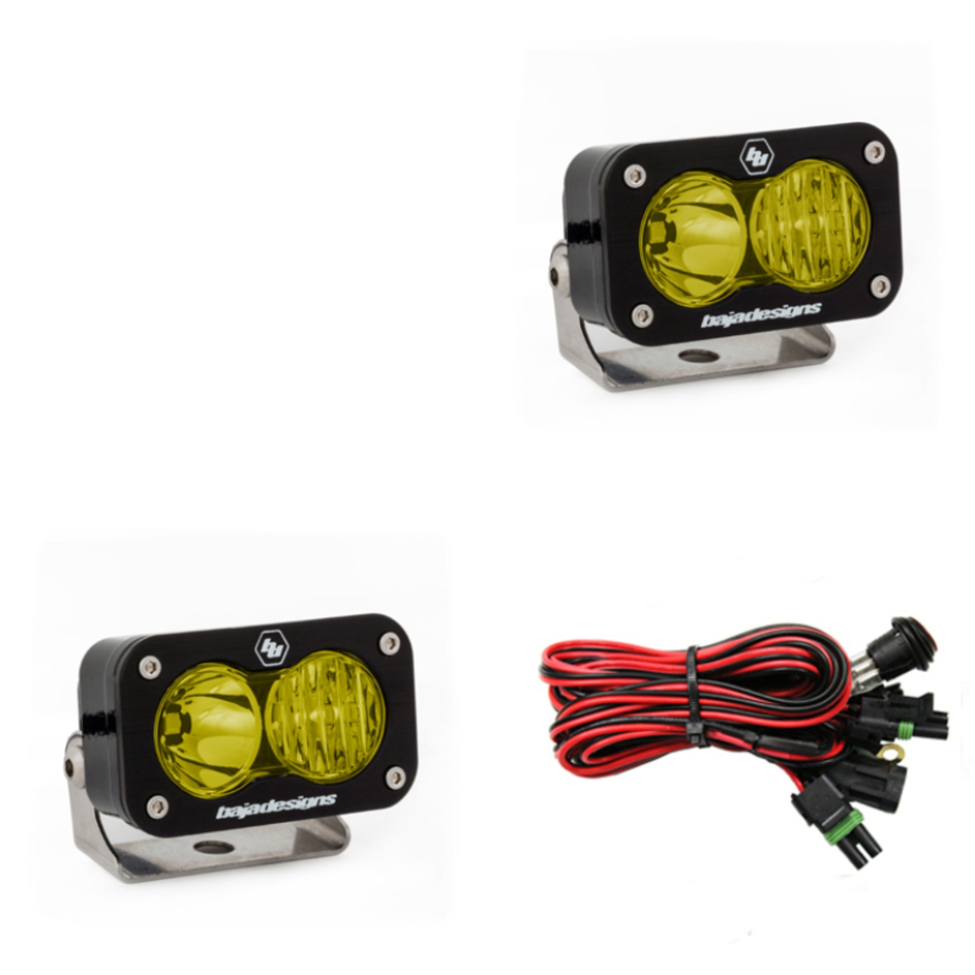 Picture of Baja Designs S2 Pro Driving/Combo Pair LED - Amber