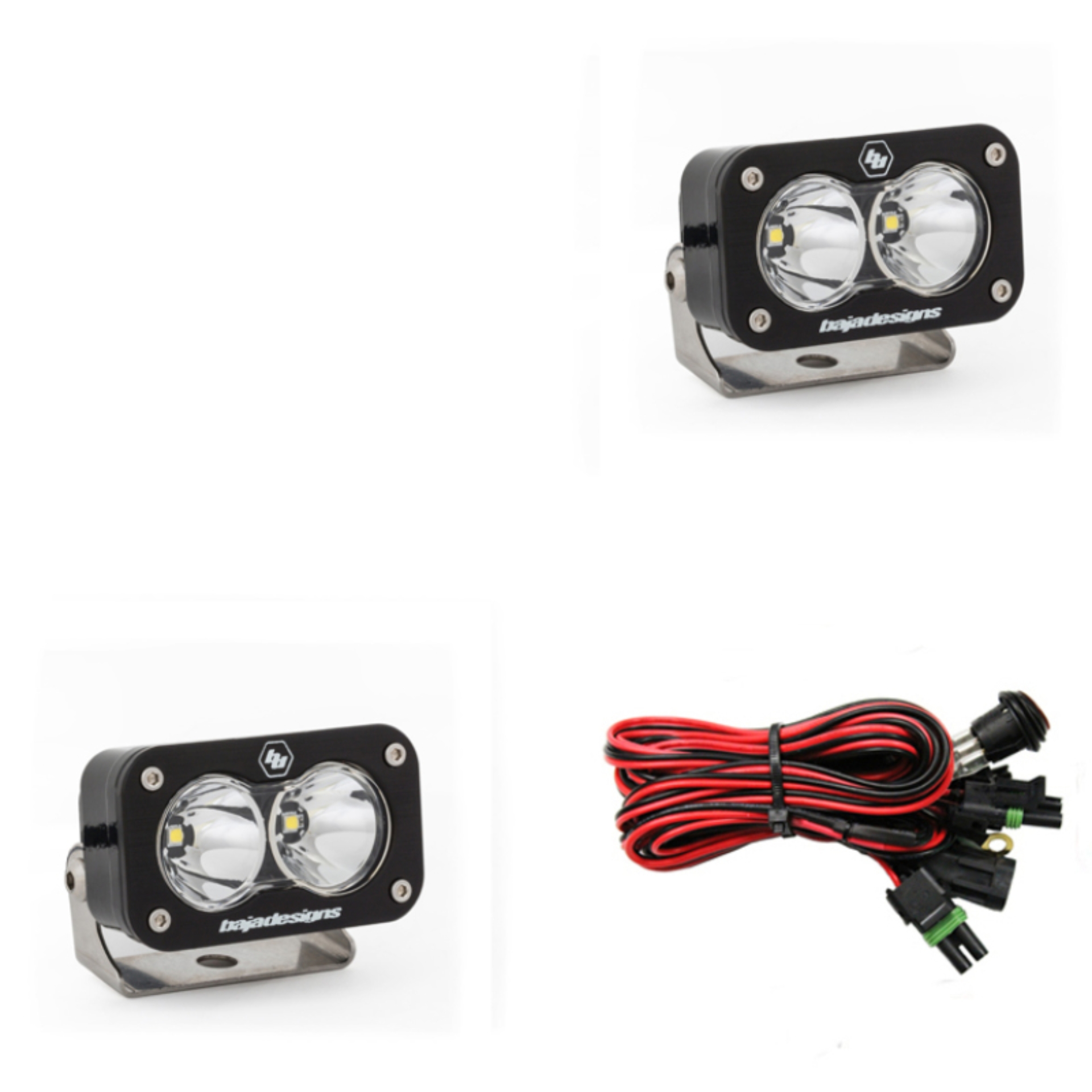 Picture of Baja Designs S2 Pro Series LED Light Pods Work/Scene Pattern - Pair