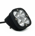 Picture of Baja Designs Squadron Pro Series Black Flush Mount Work/Scene Pattern LED Light Pod - Clear
