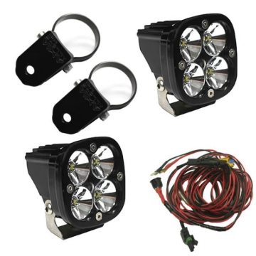 Picture of Baja Designs Squadron Pro LED Light Pods Kit w/A-Pillar Mounts/2.00in Harness