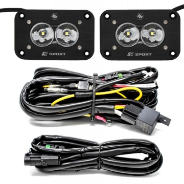 Picture of Baja Designs S2 Sport Flush Mount Work/Scene Pattern LED Work Light - Clear