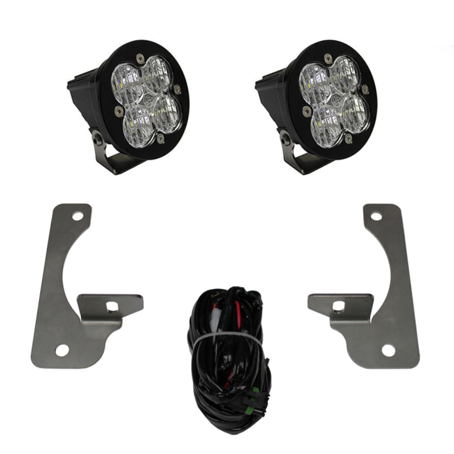 Picture of Baja Designs 13-16 Jeep JK Rubicon X/10th Anne/Hard Rock Squadron-R Pro LED Light Kit