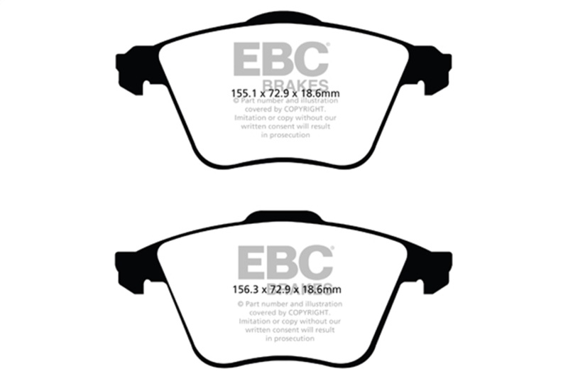 Picture of EBC Greenstuff Brake Pad Sets - DP21574