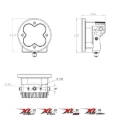 Picture of Baja Designs XL R 80 Wide Cornering LED Light Pods - Amber