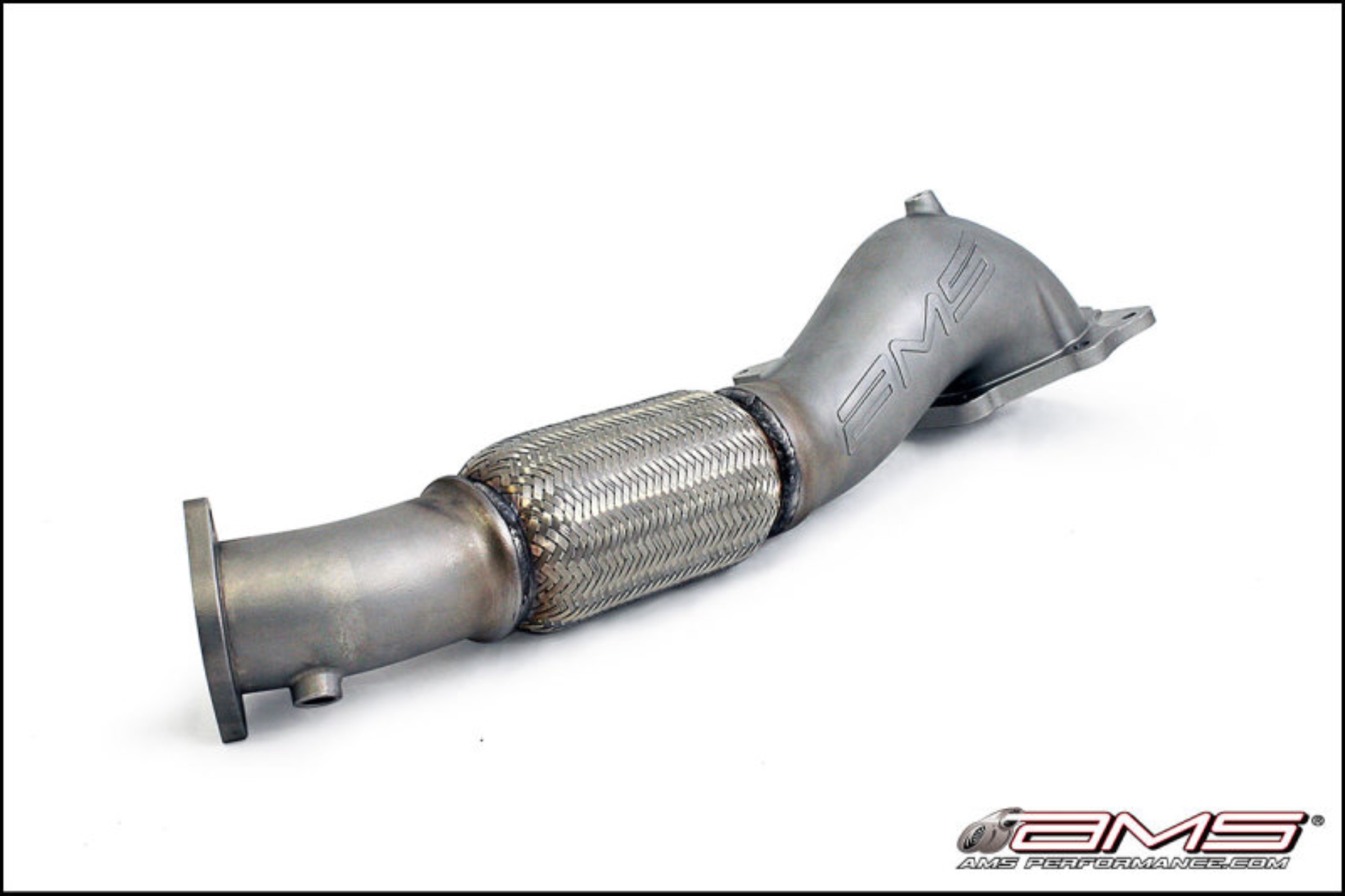 Picture of AMS Performance 08-15 Mitsubishi EVO X Widemouth Downpipe w/Turbo Outlet Pipe