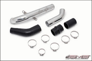 Picture of AMS Performance 08-15 Mitsubishi EVO X Upper I/C Pipe - Black Powder Coat