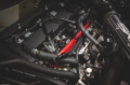 Picture of AMS Performance 08-15 Mitsubishi EVO X CNC Machined Aluminum Fuel Rail w/Pulsation Dampener - Red