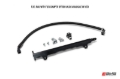 Picture of AMS Performance 08-15 Mitsubishi EVO X CNC Machined Aluminum Fuel Rail w/Pulsation Dampener - Red