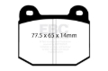 Picture of EBC Greenstuff Brake Pad Sets - DP2197/2