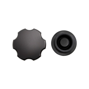 Picture of Wehrli 99-24 GM 1500/2500/3500 Billet Aluminum Brake Master Cylinder Cap - Black Anodized