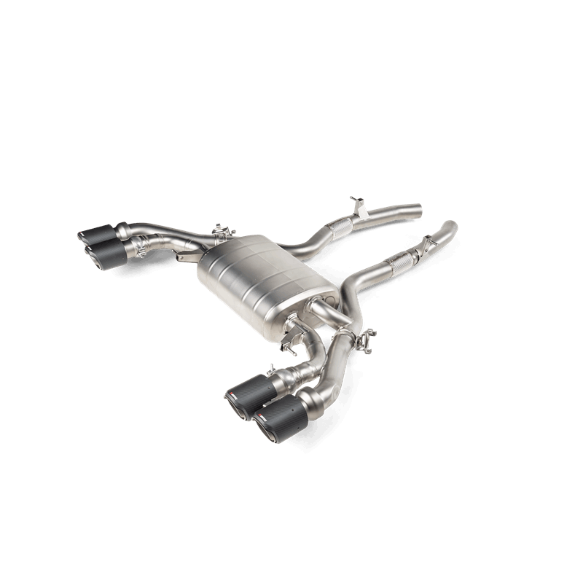 Picture of Akrapovic 19-20 BMW X3 M/X4 M (F97/F98) Slip-On Line (Titanium) (Req. Tips)