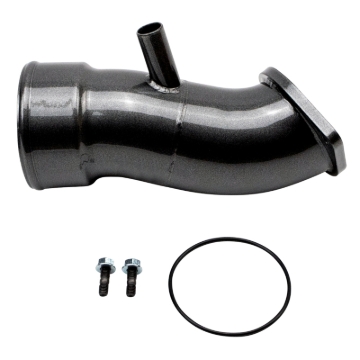 Picture of Wehrli 20-24 Chevrolet 6.6L L5P Duramax 3.5in Intake Horn w/PCV Port - Gloss Black