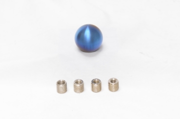 Picture of MXP Burned Titanium Round Shift Knob w/Insert