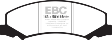 Picture of EBC Greenstuff Brake Pad Sets - DP21762