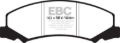 Picture of EBC Yellowstuff Brake Pad Sets - DP41762R