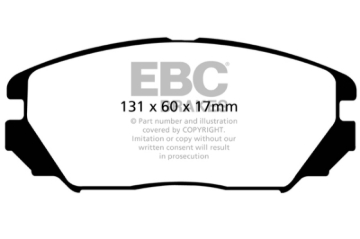 Picture of EBC Yellowstuff Brake Pad Sets - DP41757R