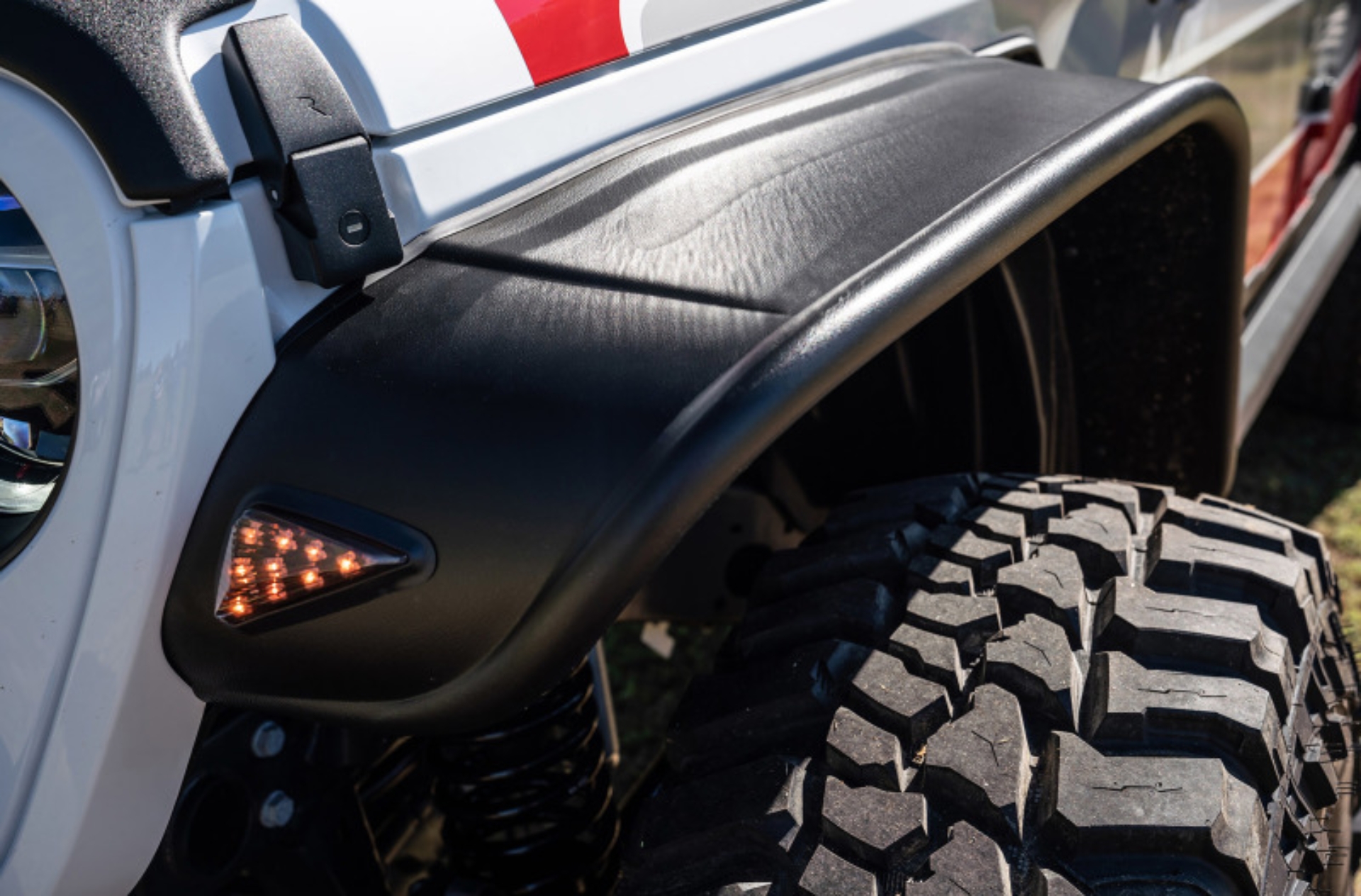 Picture of Bushwacker 2020 Jeep Gladiator Launch Edition Flat Style Flares 4pc - Black