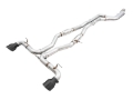 Picture of AWE Tuning 2020 Toyota Supra A90 Resonated Track Edition Exhaust - 5in Diamond Black Tips