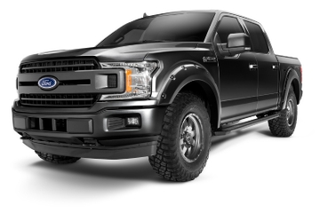 Picture of Bushwacker 18-20 Ford F-150 (Excl Models w/Tech Pkg) Pocket Style Flares 4pc - Agate Black Met