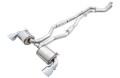 Picture of AWE Tuning 2020 Toyota Supra A90 Resonated Touring Edition Exhaust - 5in Chrome Silver Tips