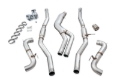 Picture of AWE Tuning 2020 Toyota Supra A90 Track Edition Exhaust - 5in Chrome Silver Tips
